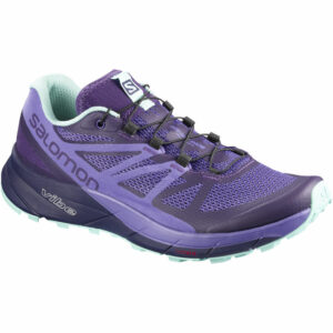Salomon Women's Sense Ride Trail Running Shoes, Bluebird - Purple - Size 6
