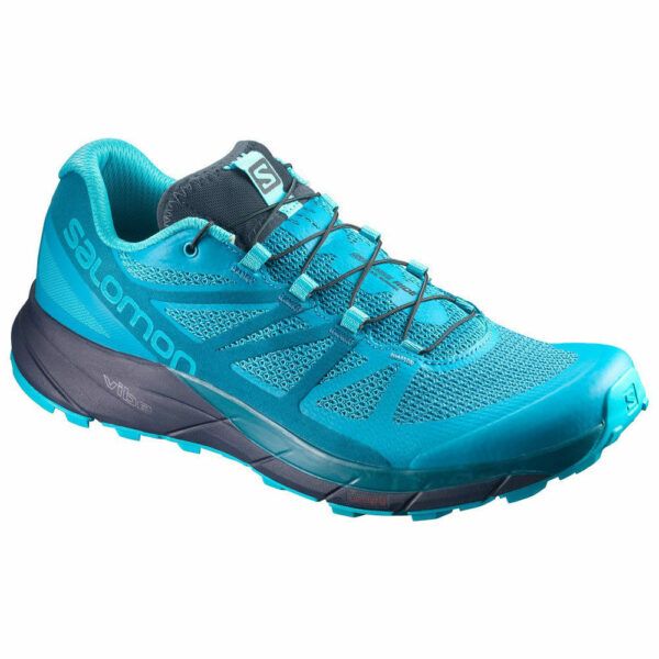 Salomon Women's Sense Ride Trail Running Shoes, Bluebird - Blue - Size 11