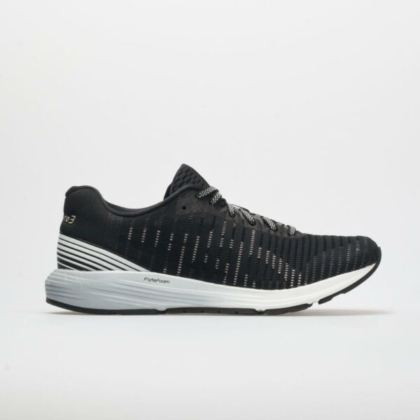 ASICS Dynaflyte 3 Men's Running Shoes Black/White Size 8.5 Width D - Medium  - Atletikka