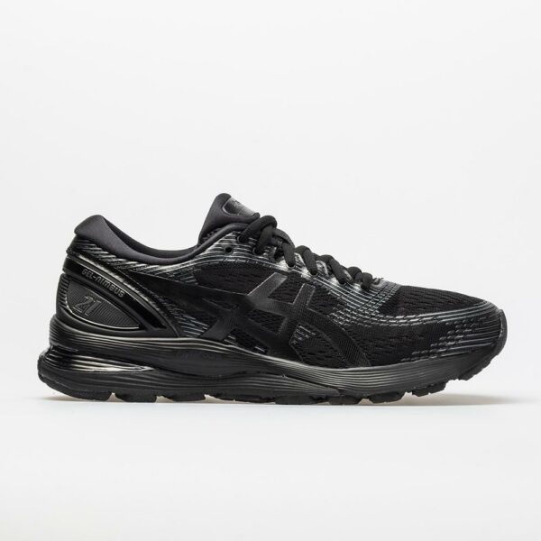 ASICS GEL-Nimbus 21 Men's Running Shoes Black/Black Size 10.5 Width D - Medium