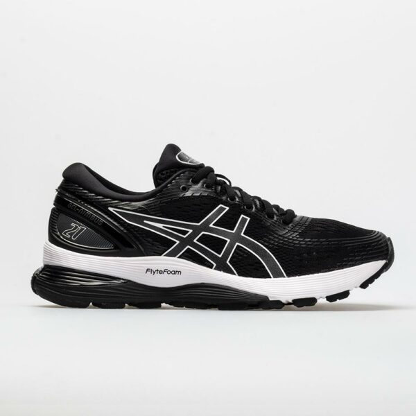 ASICS GEL-Nimbus 21 Women's Running Shoes Black/Dark Grey Size 9 Width B - Medium