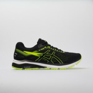 ASICS GT-1000 7 Men's Running Shoes Black/Hazard Green Size 9.5 Width D - Medium
