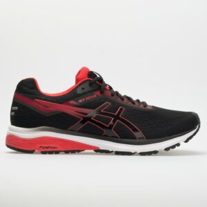 ASICS GT-1000 7 Men's Running Shoes Black/Red Alert Size 8.5 Width D - Medium