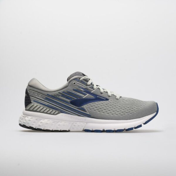 Brooks Adrenaline GTS 19 Men's Running Shoes Gray/Blue/Ebony Size 12 Width 4E - Extra Wide
