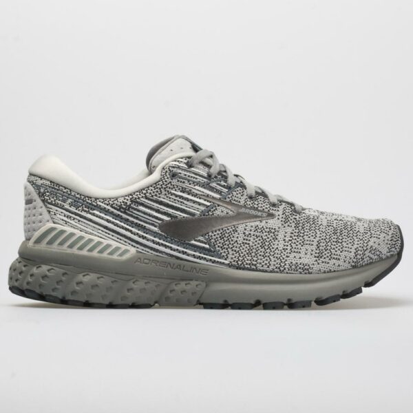 Brooks Adrenaline GTS 19 Men's Running Shoes Grey/White/Ebony Size 14 Width D - Medium