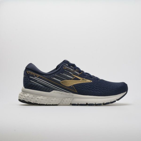 Brooks Adrenaline GTS 19 Men's Running Shoes Navy/Gold/Gray Size 8.5 Width EE - Wide