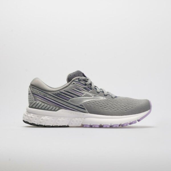 Brooks Adrenaline GTS 19 Women's Running Shoes Gray/Lavender/Navy Size 9 Width B - Medium