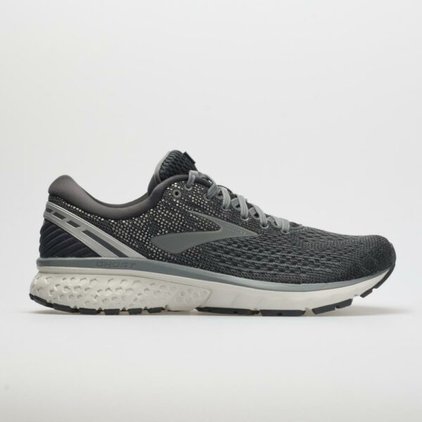 Brooks Ghost 11 Men's Running Shoes Ebony/Grey/Silver Size 9 Width D - Medium