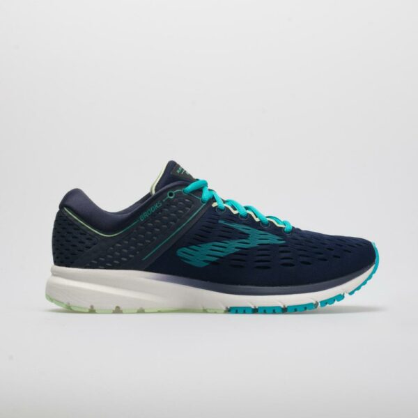 Brooks Ravenna 9 Women's Running Shoes Navy/Blue/Green Size 6.5 Width D - Wide