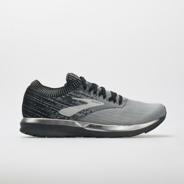Brooks Ricochet Men's Running Shoes Grey/Black/Ebony Size 10 Width D - Medium