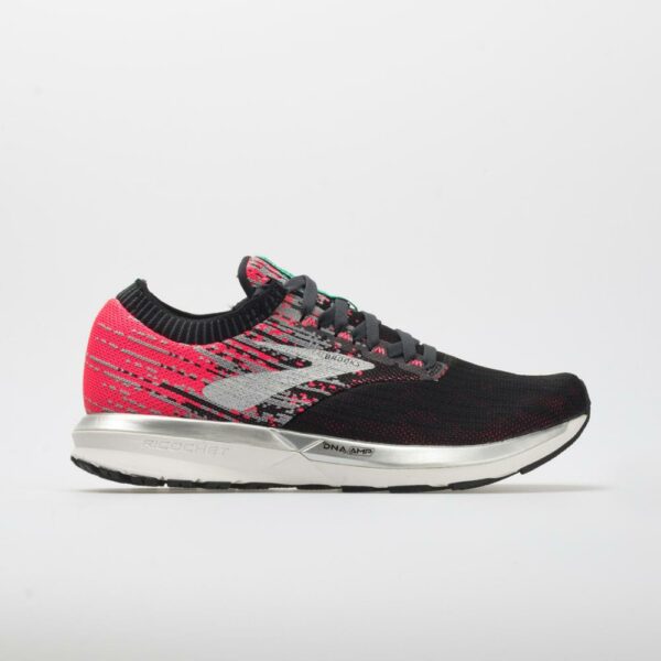 Brooks Ricochet Women's Running Shoes Pink/Black/Aqua Size 9 Width B - Medium