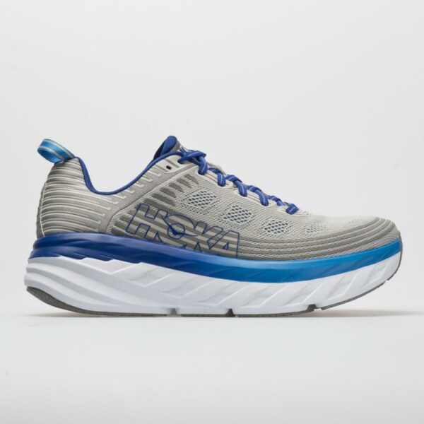 Hoka One One Bondi 6 Men's Running Shoes Vapor Blue/Frost Gray Size 11.5 Width D - Medium