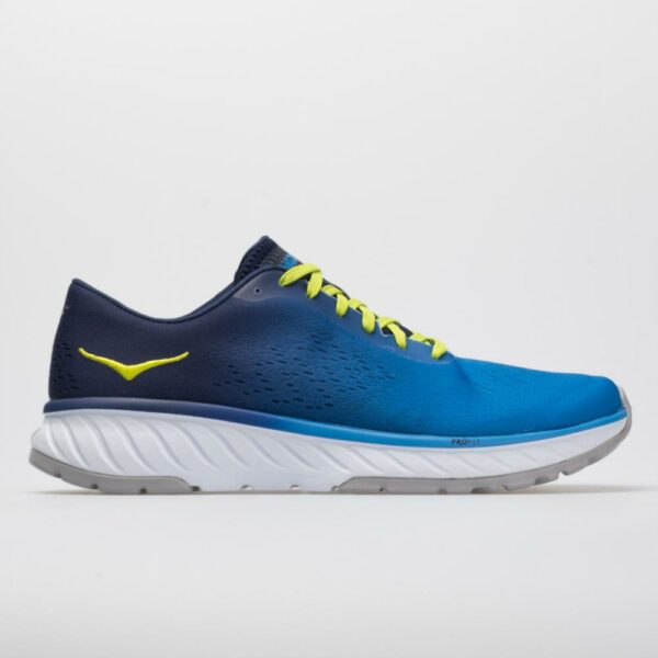 Hoka One One Cavu 2 Men's Running Shoes French Blue/Lime Green Size 9 Width D - Medium