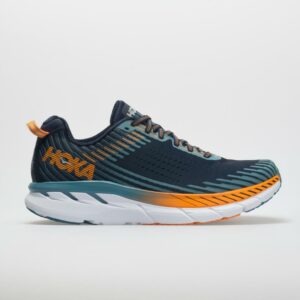 Hoka One One Clifton 5 Men's Running Shoes Black Iris/Storm Blue Size 11 Width EE - Wide