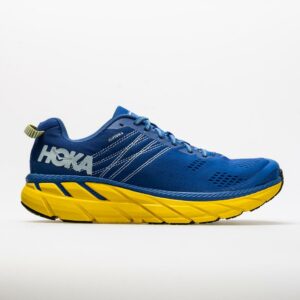 Hoka One One Clifton 6 Men's Running Shoes Nebulas Blue/Lemon Size 11 Width D - Medium