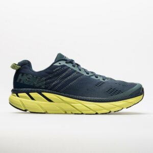 Hoka One One Clifton 6 Men's Running Shoes Stormy/Moonlit Ocean Size 12.5 Width D - Medium