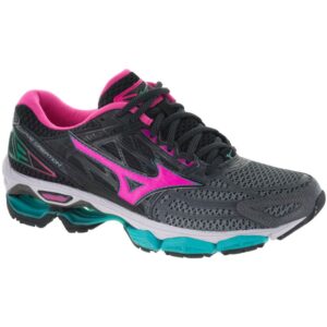 Mizuno Wave Creation 19 Women's Running Shoes Castlerock/Pink Glo/Black Size 6.5 Width B - Medium