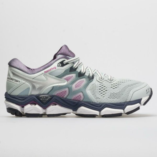 Mizuno Wave Horizon 3 Women's Running Shoes Quarry/Silver Size 9.5 Width B - Medium