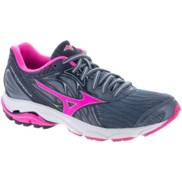 Mizuno Wave Inspire 14 Women's Running Shoes Folkstone Gray/Clover Size 6.5 Width B - Medium