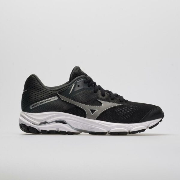 Mizuno Wave Inspire 15 Men's Running Shoes Black/Dark Shadow Size 11.5 Width EE - Wide