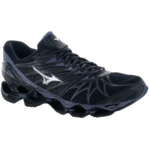 Mizuno Wave Prophecy 7 Men's Running Shoes Black/Silver Size 10 Width D - Medium
