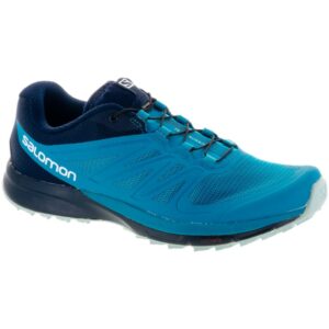 Salomon Sense Pro 2 Women's Trail Running Shoes Enamel Blue/Navy Blazer/Eggshell Blue Size 6.5 Width B - Medium