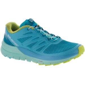 Salomon Sense Pro Max Women's Trail Running Shoes Blue Curacao/Beach Glass Size 6.5 Width B - Medium