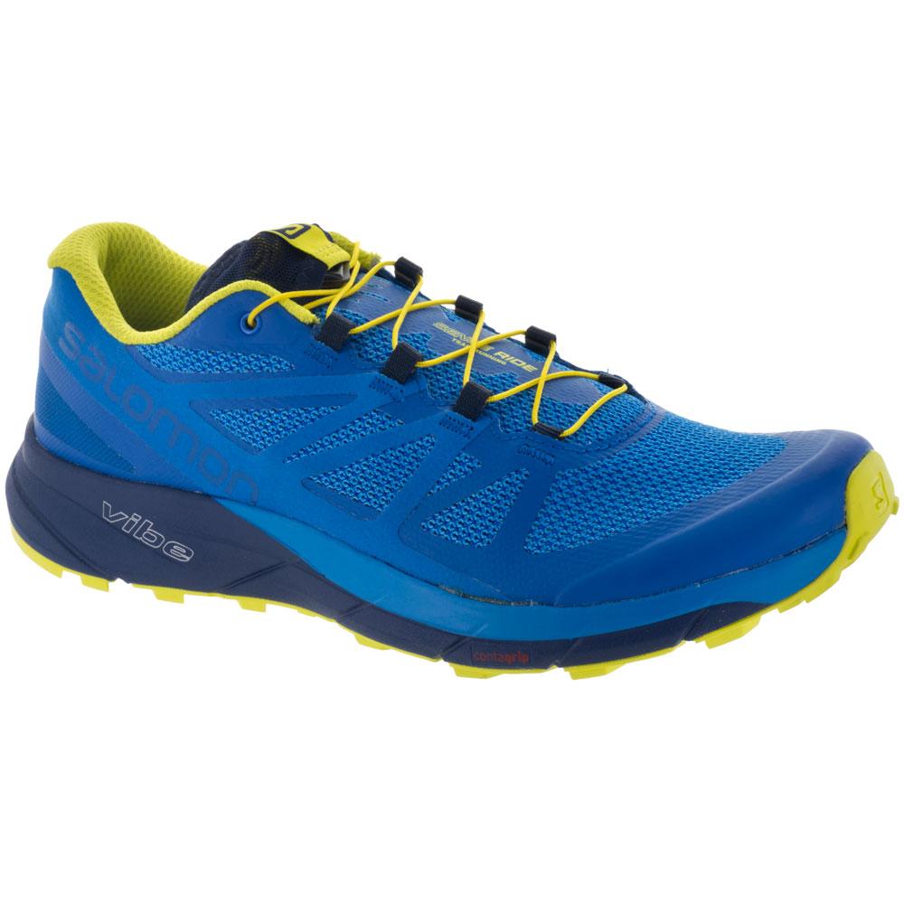 Salomon Sense Ride Men's Trail Running Shoes Snorkel Blue Size 8.5 ...