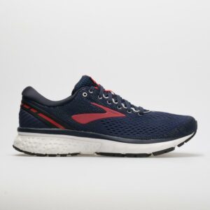 Brooks Ghost 11 Men's Running Shoes Navy/Red/White Size 10.5 Width D - Medium