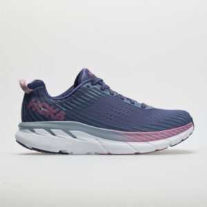 Hoka One One Clifton 5 Women's Running Shoes Marlin/Blue Ribbon Size 6 Width D - Wide