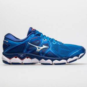 Mizuno Wave Sky 2 Men's Running Shoes Directoire Blue/Cherry Tomato Size 10 Width D - Medium