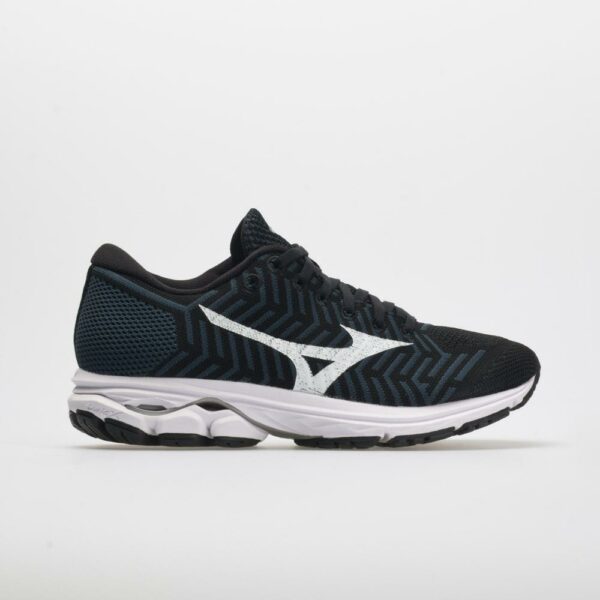 Mizuno Waveknit R2 Women's Running Shoes Black/Ombre Blue Size 8.5 Width B - Medium