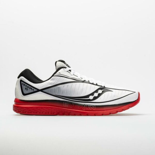 Saucony Kinvara 10 Men's Running Shoes White/Red/Black Size 11.5 Width D - Medium