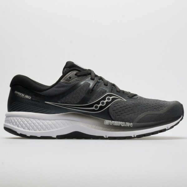 Saucony Omni ISO 2 Men's Running Shoes Gray/Black Size 11.5 Width D - Medium