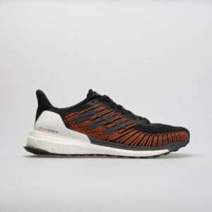 adidas Solar Boost ST Men's Running Shoes Core Black/Gray/Solar Orange Size 10 Width D - Medium