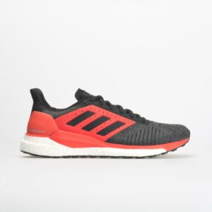 adidas Solar Glide ST Men's Running Shoes Black/Hi-Res Red Size 8.5 Width D - Medium