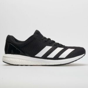 adidas adizero Boston 8 Men's Running Shoes Core Black/White/Gray Size 8.5 Width D - Medium